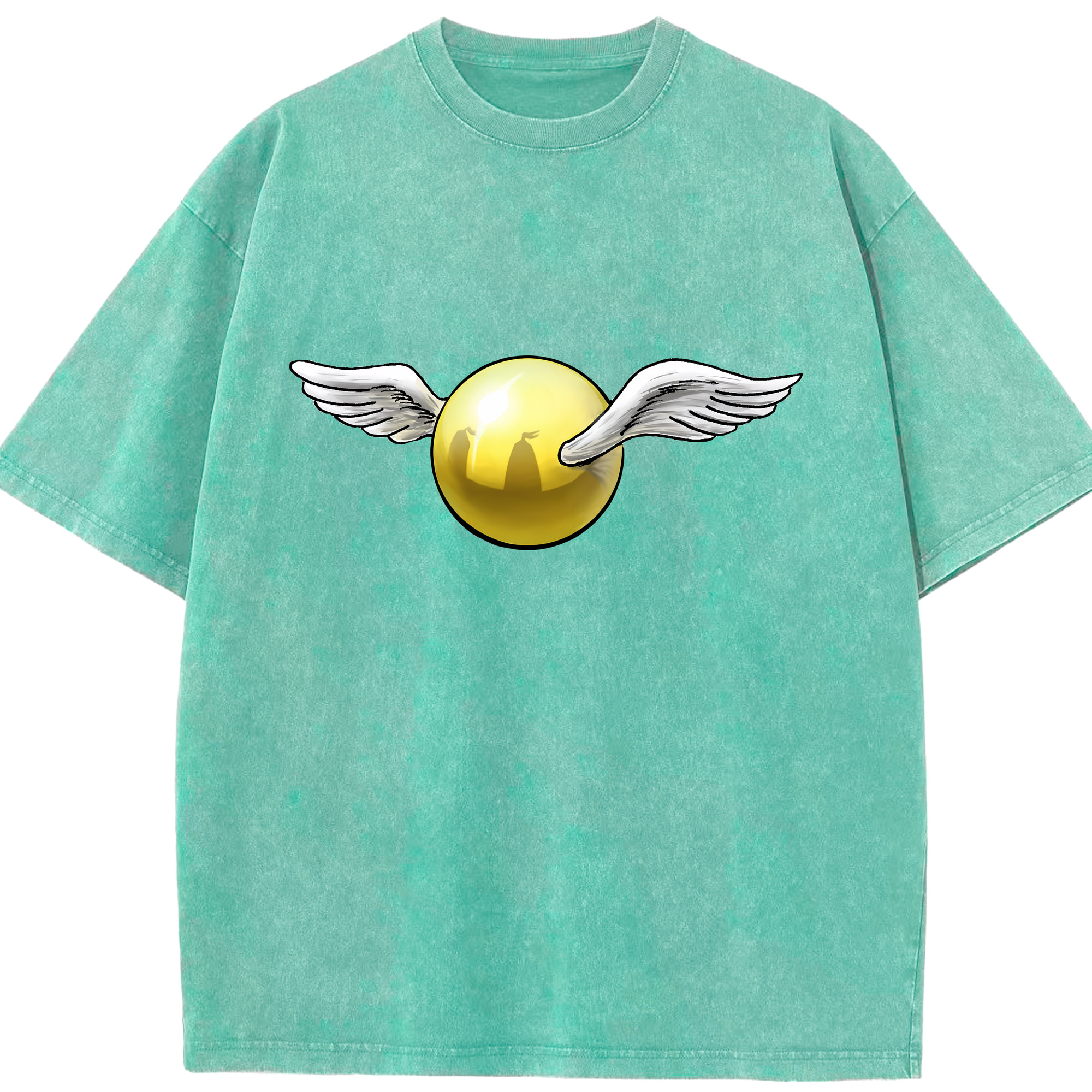 （画像用） Harry Potter ハリー・ポッターシリーズ 綿100% ヴィンテージ風 半袖Tシャツ（フロントプリント）